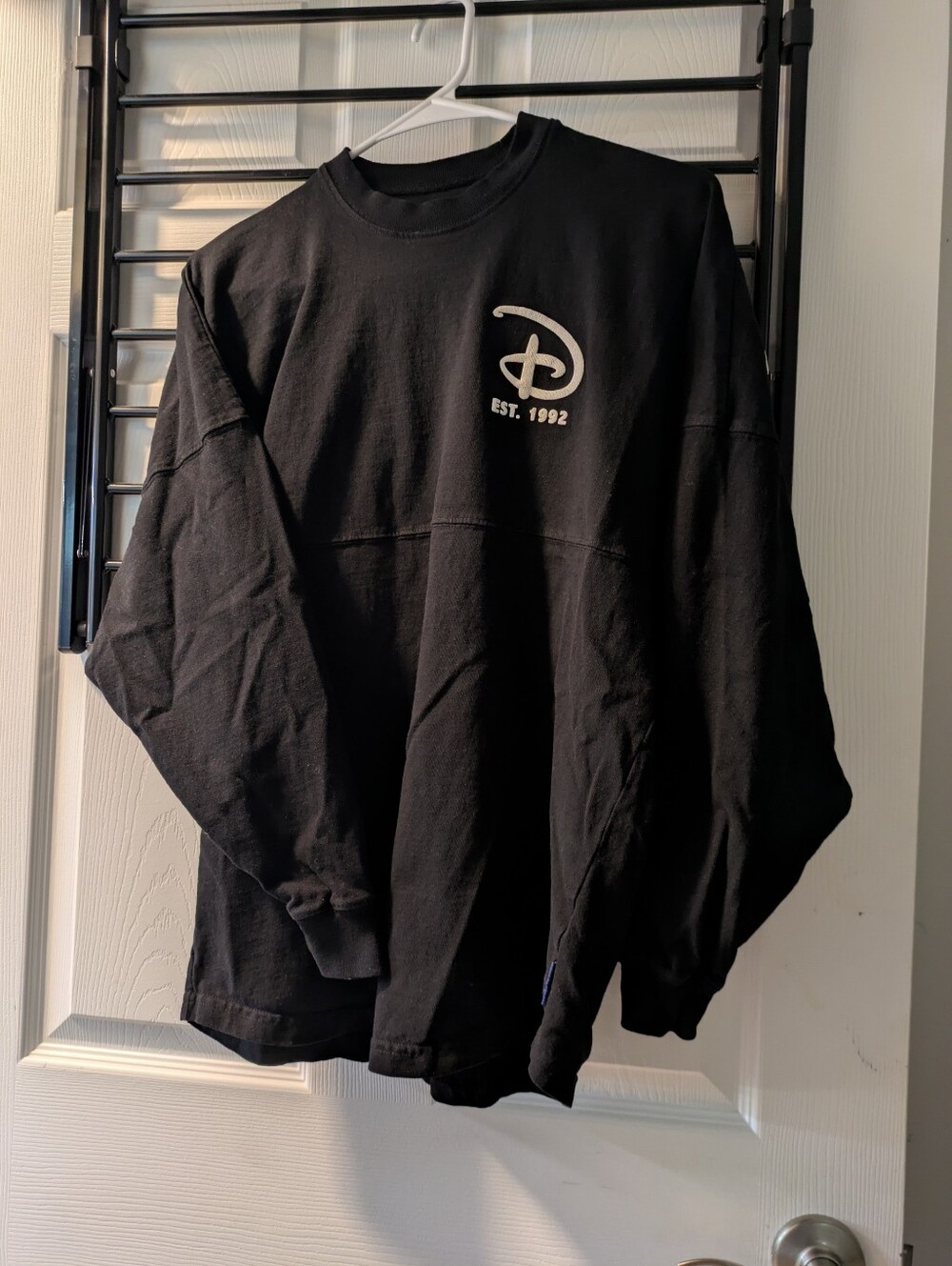 Disneyland Paris Black Puff Print Spirit Jersey XS